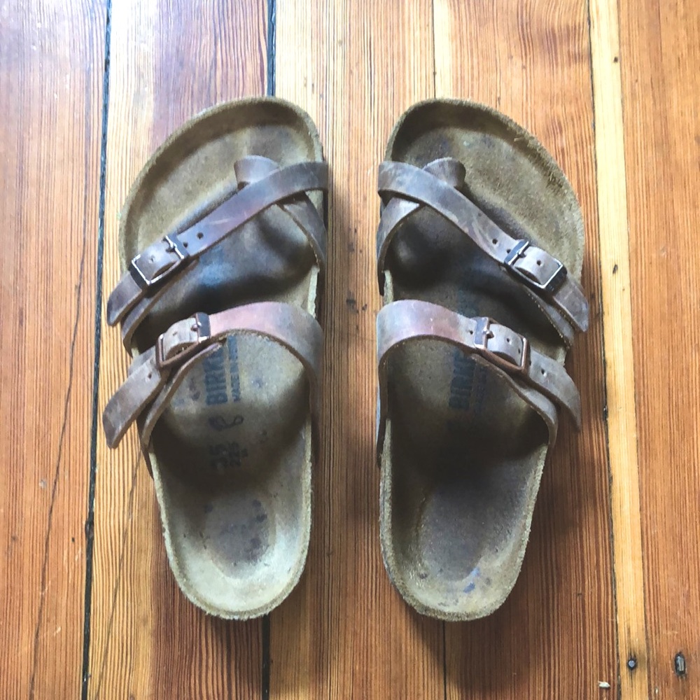 Birkenstock Mayari Oiled Leather Sandals